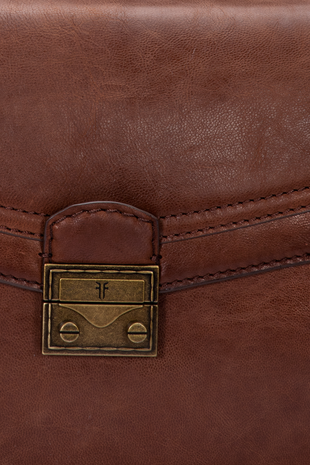 Alex Cognac Flap Shoulder Frye