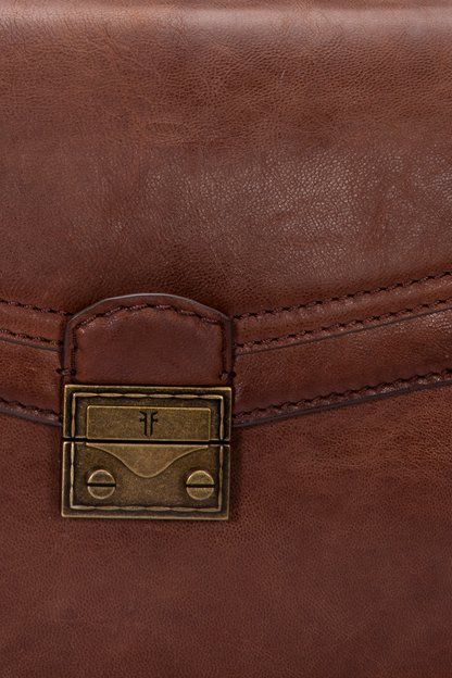 Alex Cognac Flap Shoulder Frye