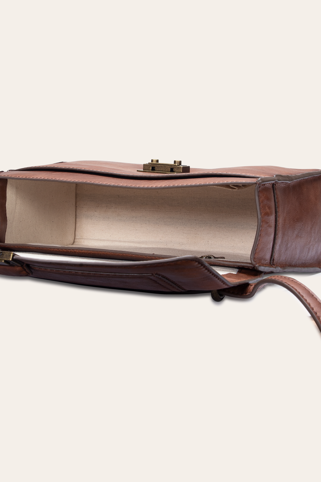 Alex Cognac Flap Shoulder Frye