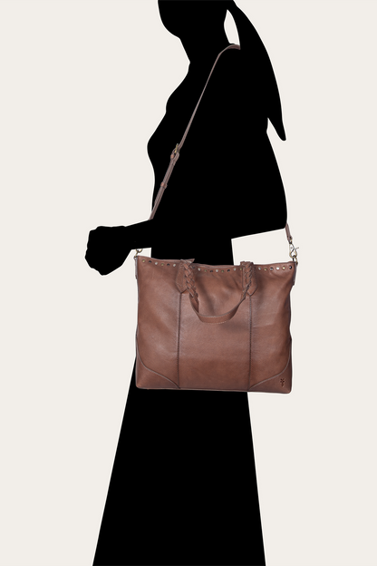 Soraya Dark Brown Shopper Frye Discount