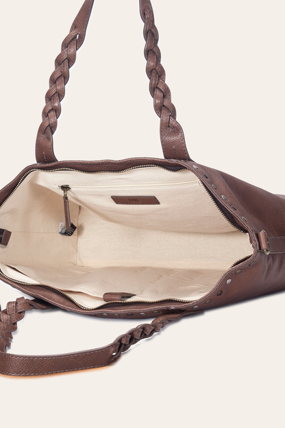 Soraya Dark Brown Shopper Frye Discount