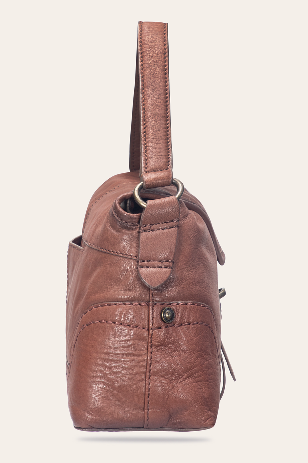 Campus Cognac Shoulder Frye On sale