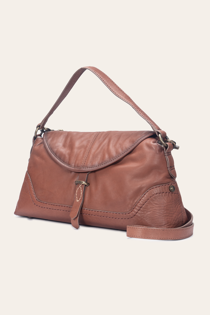 Campus Cognac Shoulder Frye On sale