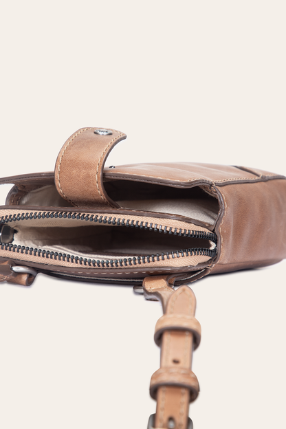 Melissa Beige Phone Crossbody Frye us