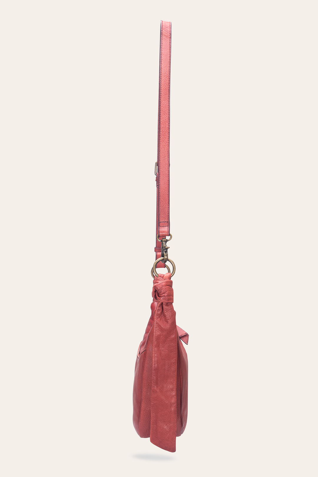 Nora Knotted Crossbody in Burgundy Frye us