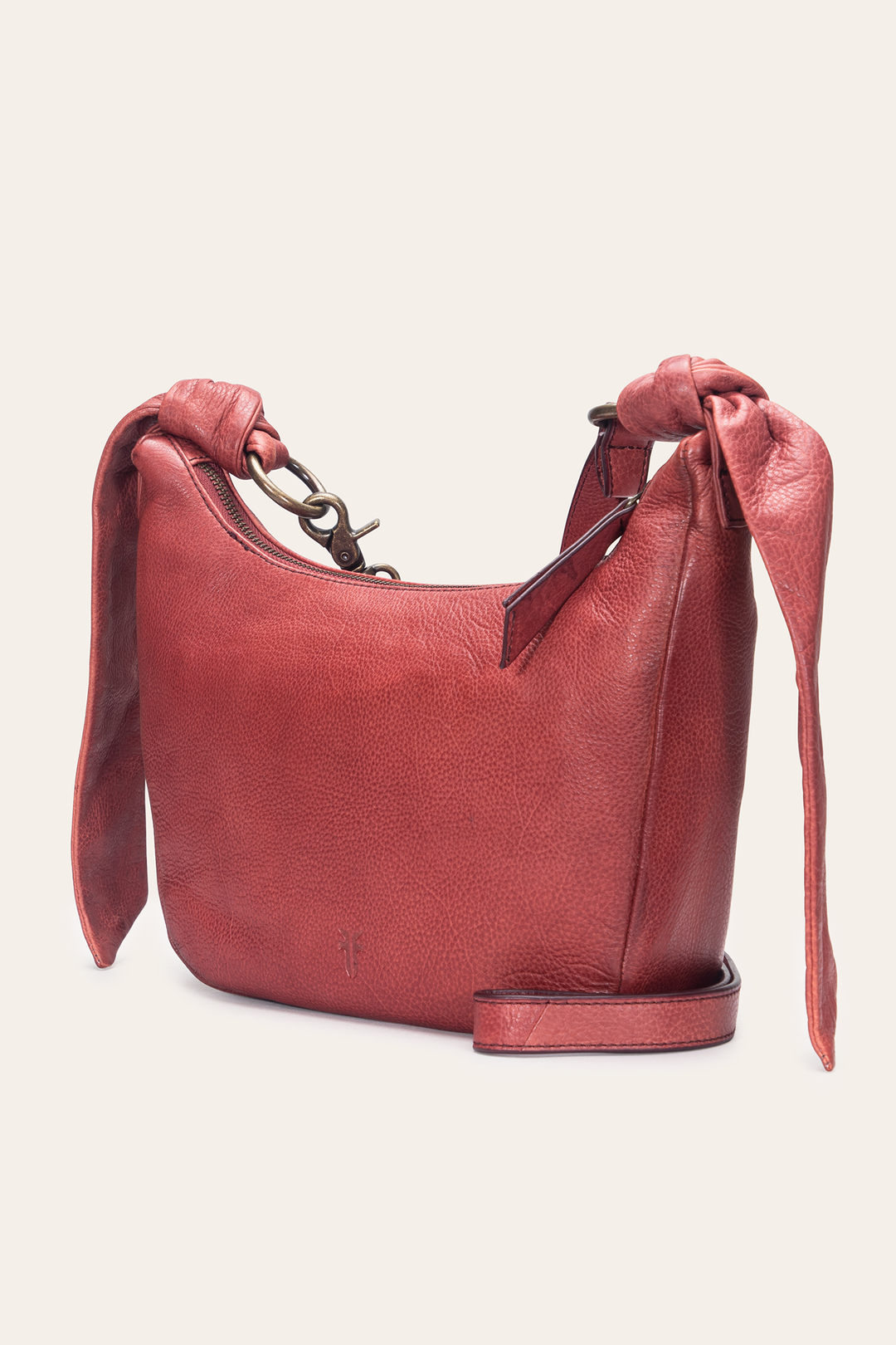 Nora Knotted Crossbody in Burgundy Frye us