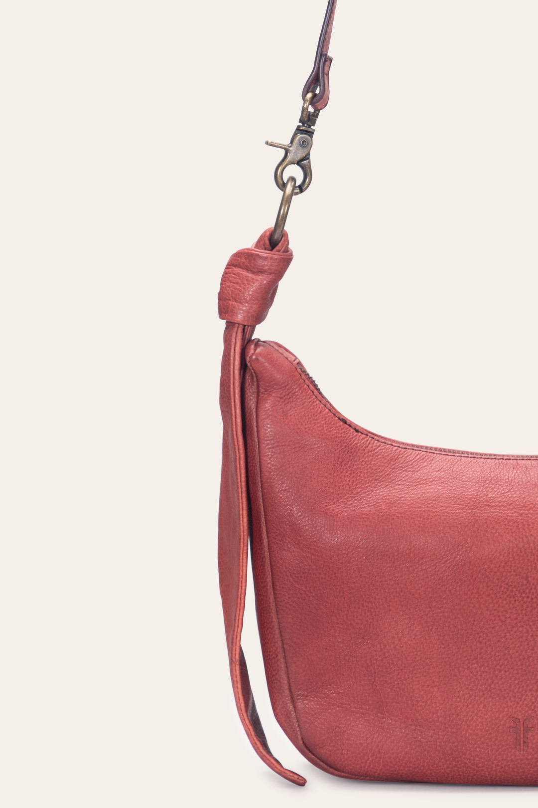Nora Knotted Crossbody in Burgundy Frye us