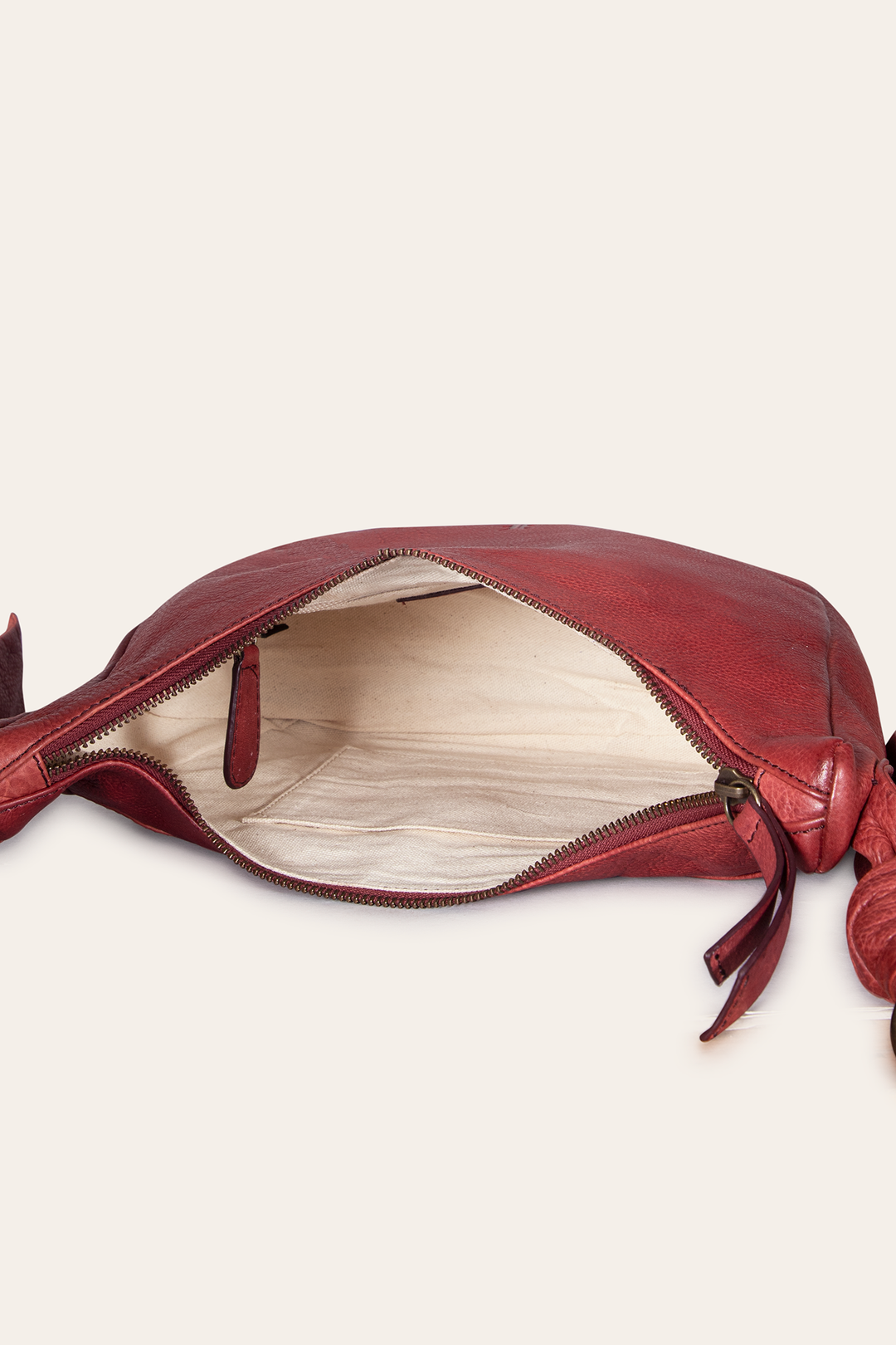 Nora Knotted Crossbody in Burgundy Frye us