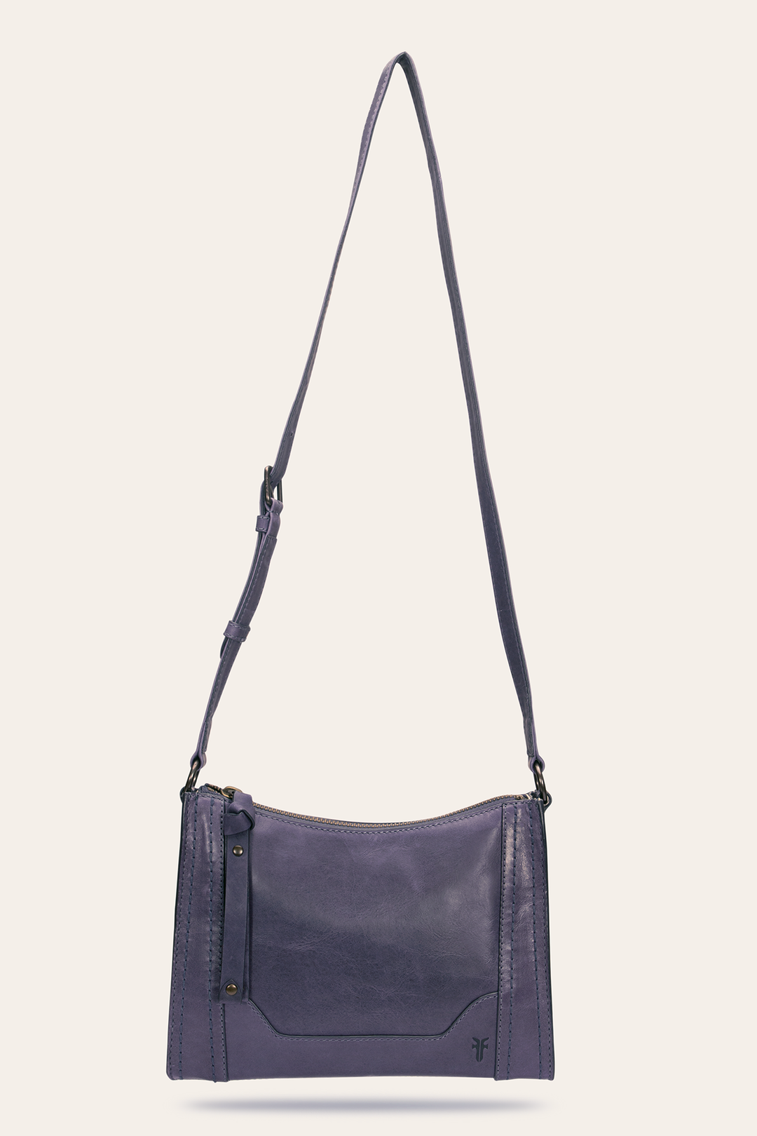 Melissa Eggplant Zip Crossbody Frye Discount