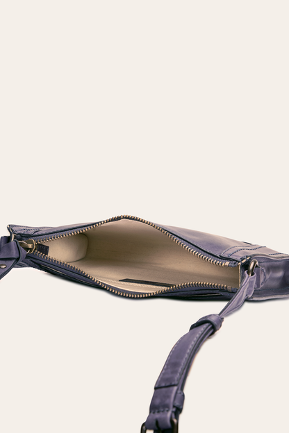 Melissa Eggplant Zip Crossbody Frye Discount