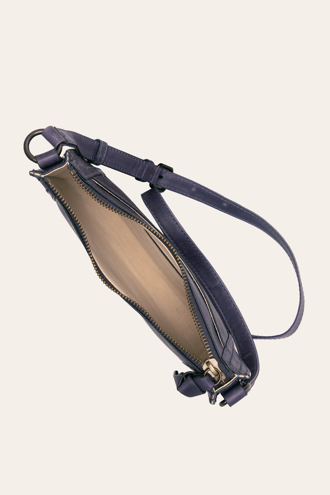 Melissa Eggplant Zip Crossbody Frye Discount