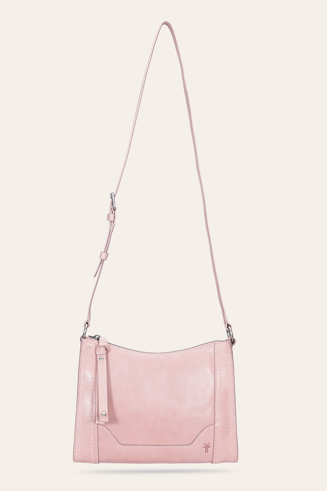 Melissa Zip Crossbody in Woodrose Frye For Sale