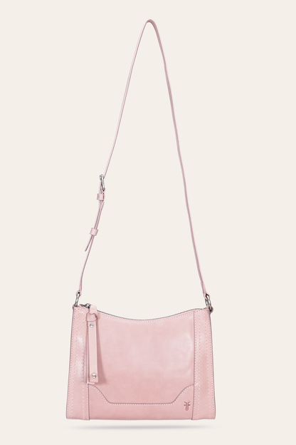 Melissa Zip Crossbody in Woodrose Frye For Sale