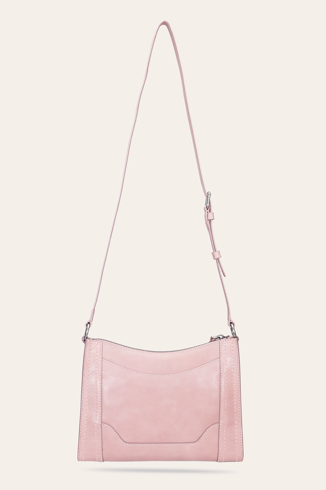 Melissa Zip Crossbody in Woodrose Frye For Sale