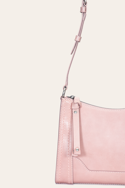 Melissa Zip Crossbody in Woodrose Frye For Sale