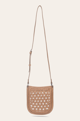 Women's Ella Mini Crossbody Bag in Beige Frye us