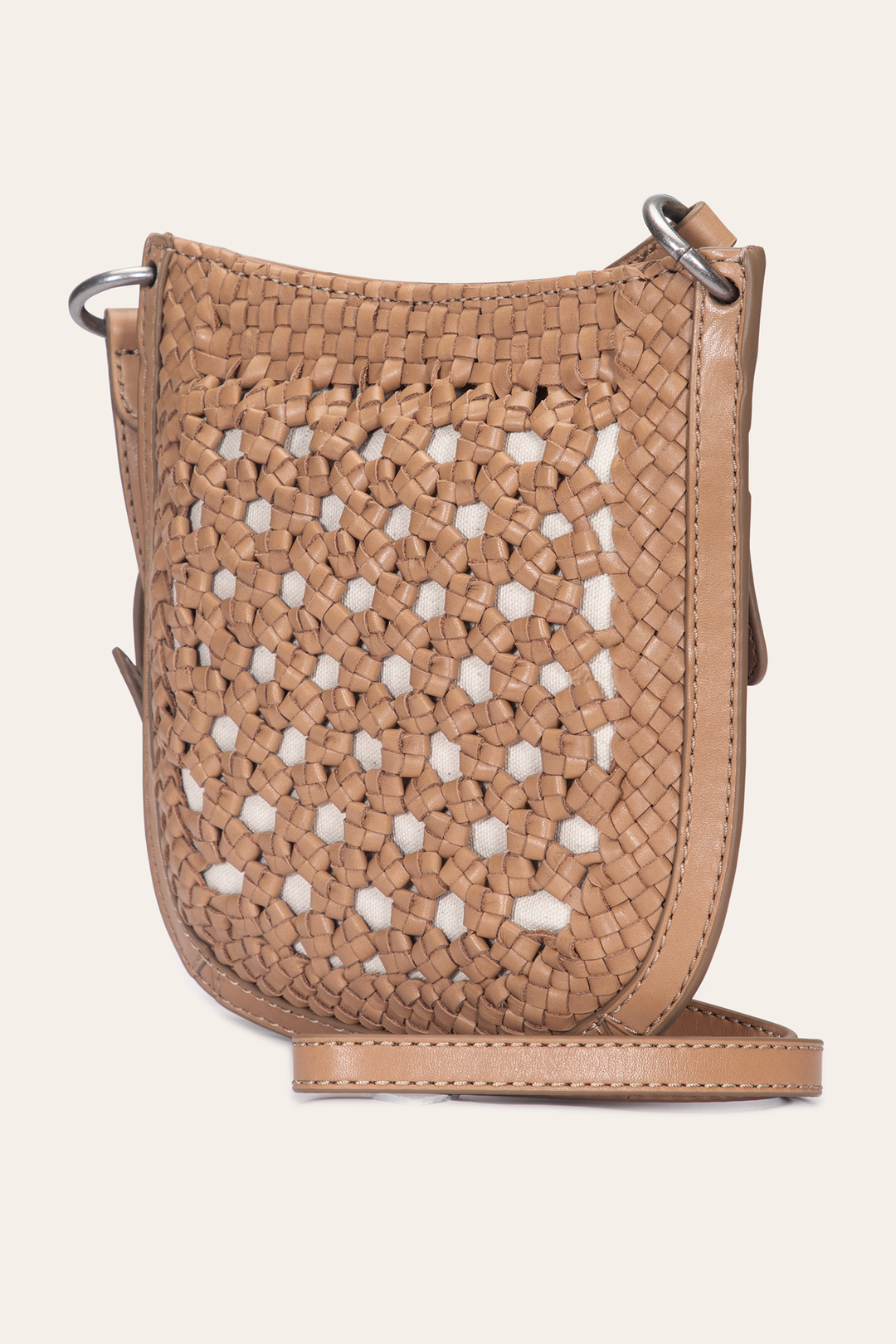 Women's Ella Mini Crossbody Bag in Beige Frye us