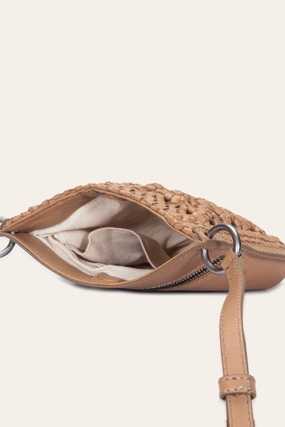 Women's Ella Mini Crossbody Bag in Beige Frye us