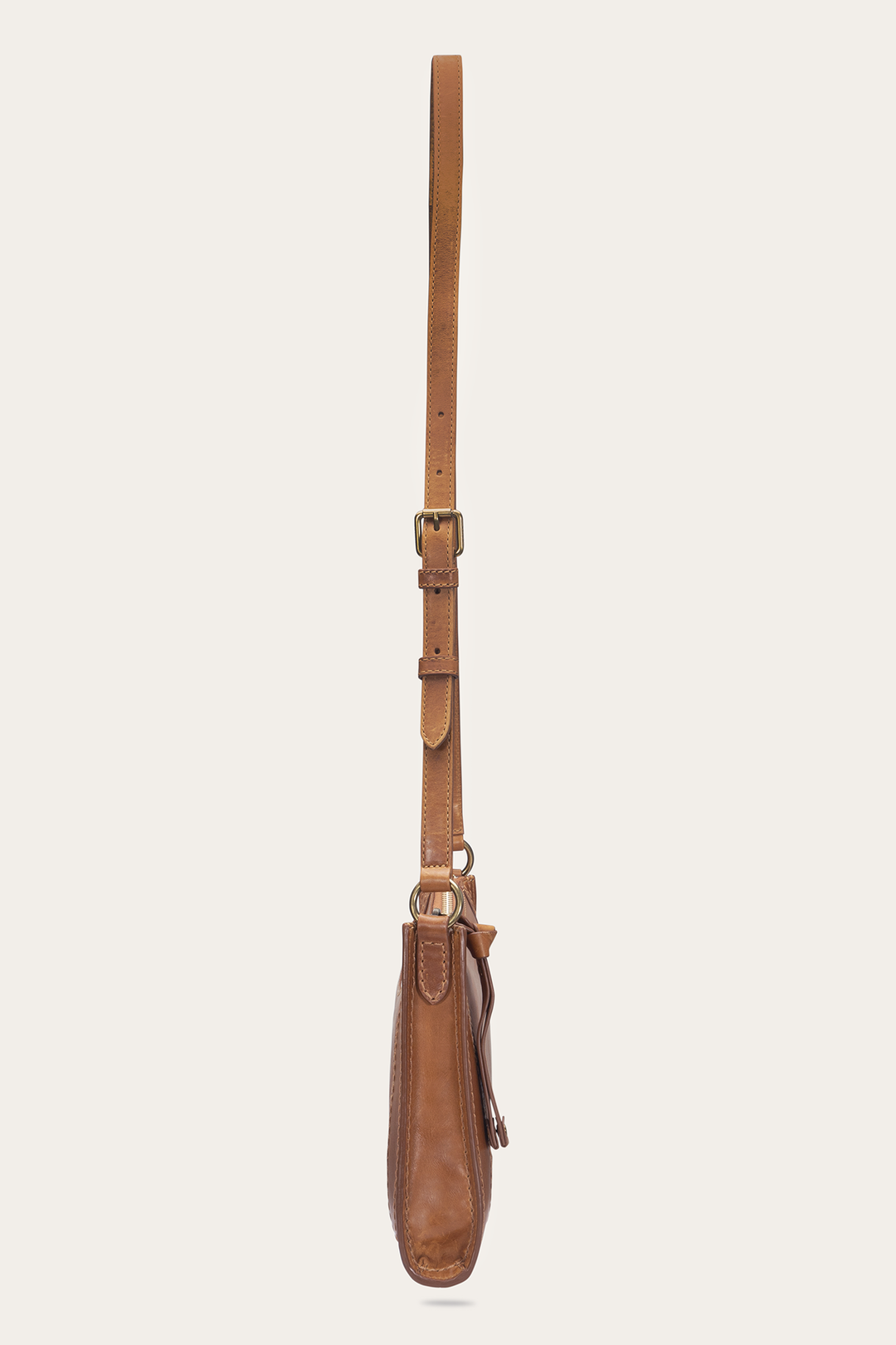 Melissa Zip Crossbody in Burnt Terracotta Frye USA