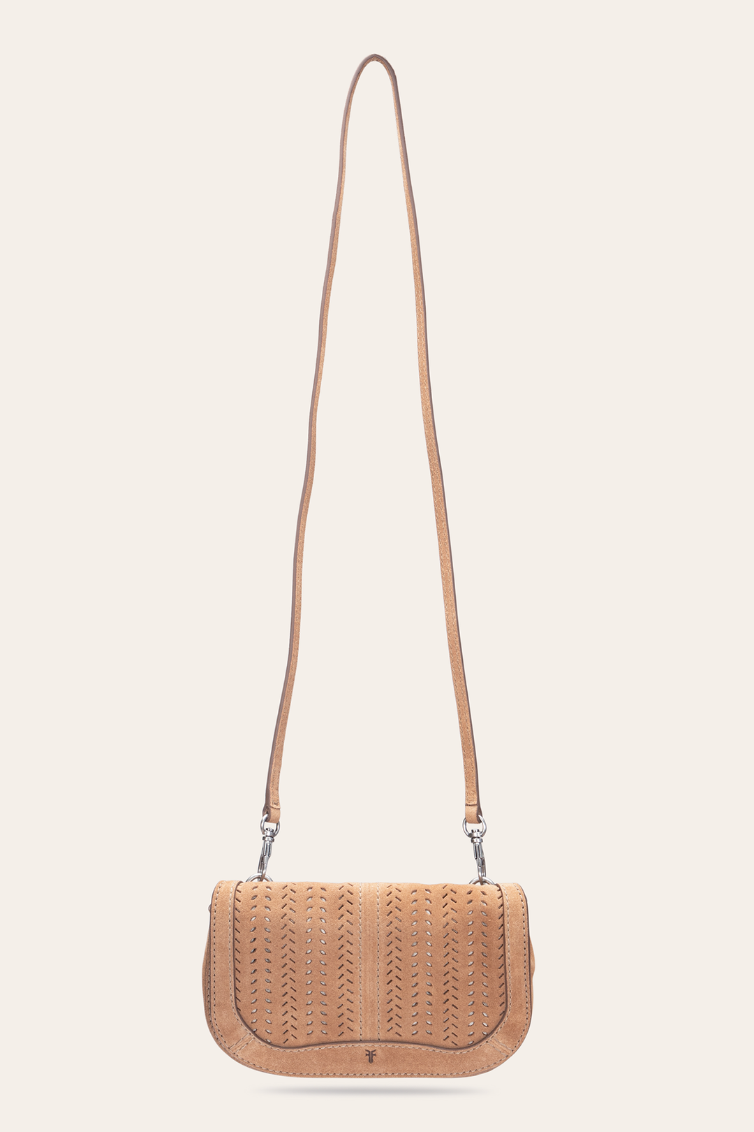 Stella Suede Wallet Crossbody in Beige Frye Near me