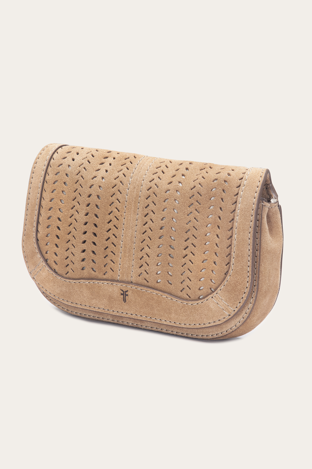 Stella Suede Wallet Crossbody in Beige Frye Near me