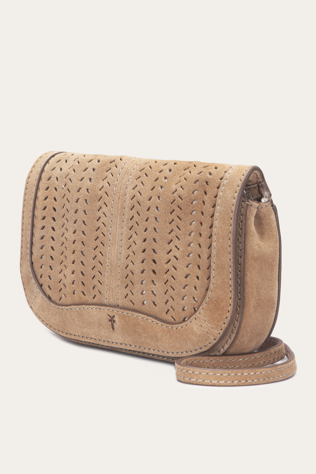 Stella Suede Wallet Crossbody in Beige Frye Near me