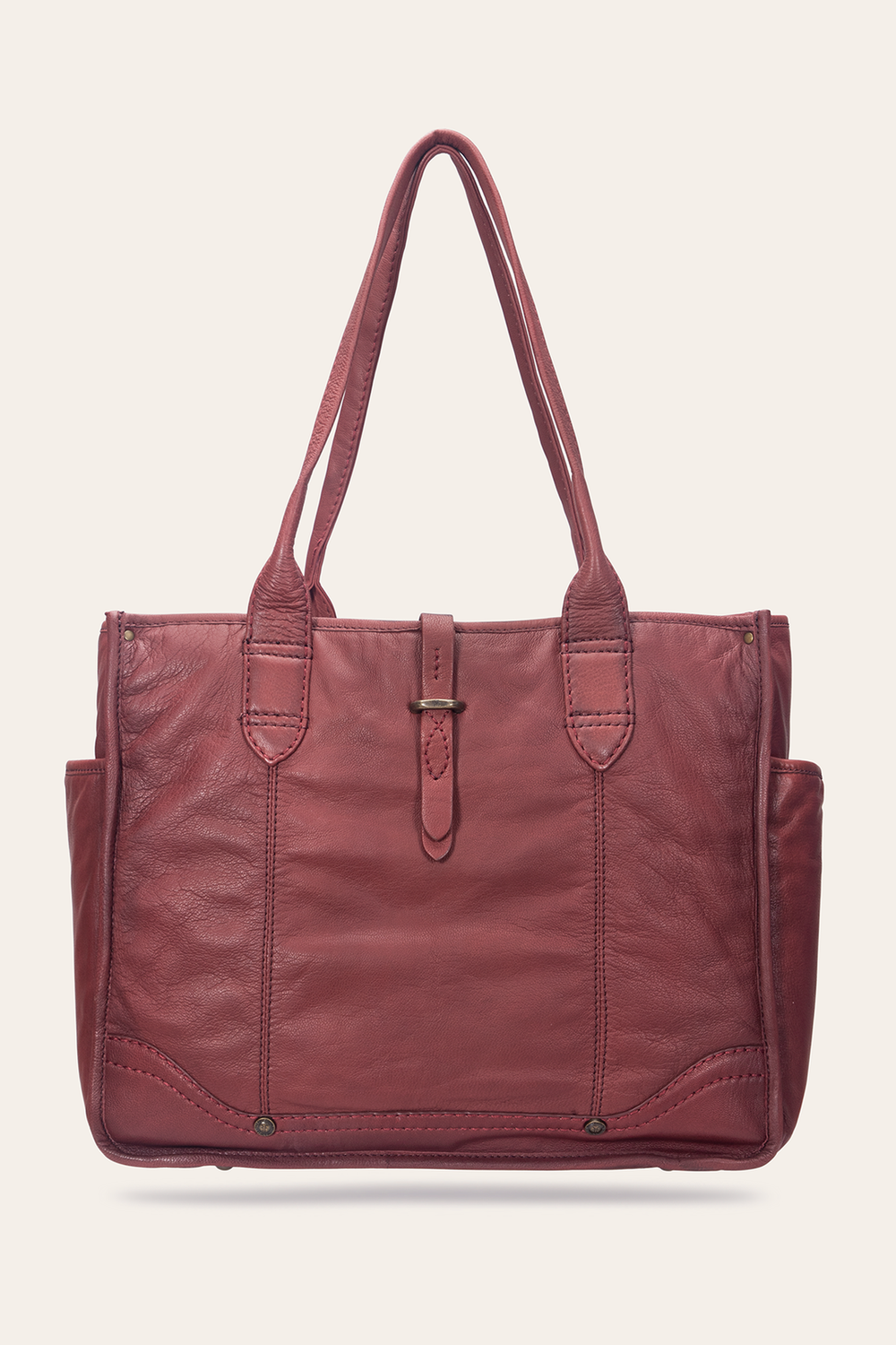Campus Burgundy Tote Frye