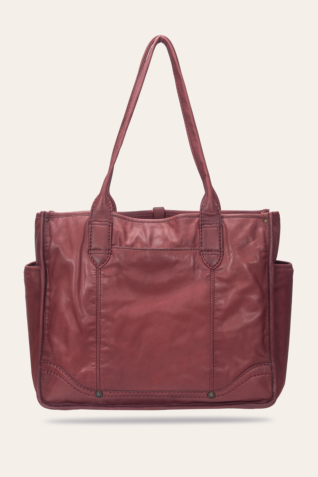 Campus Burgundy Tote Frye