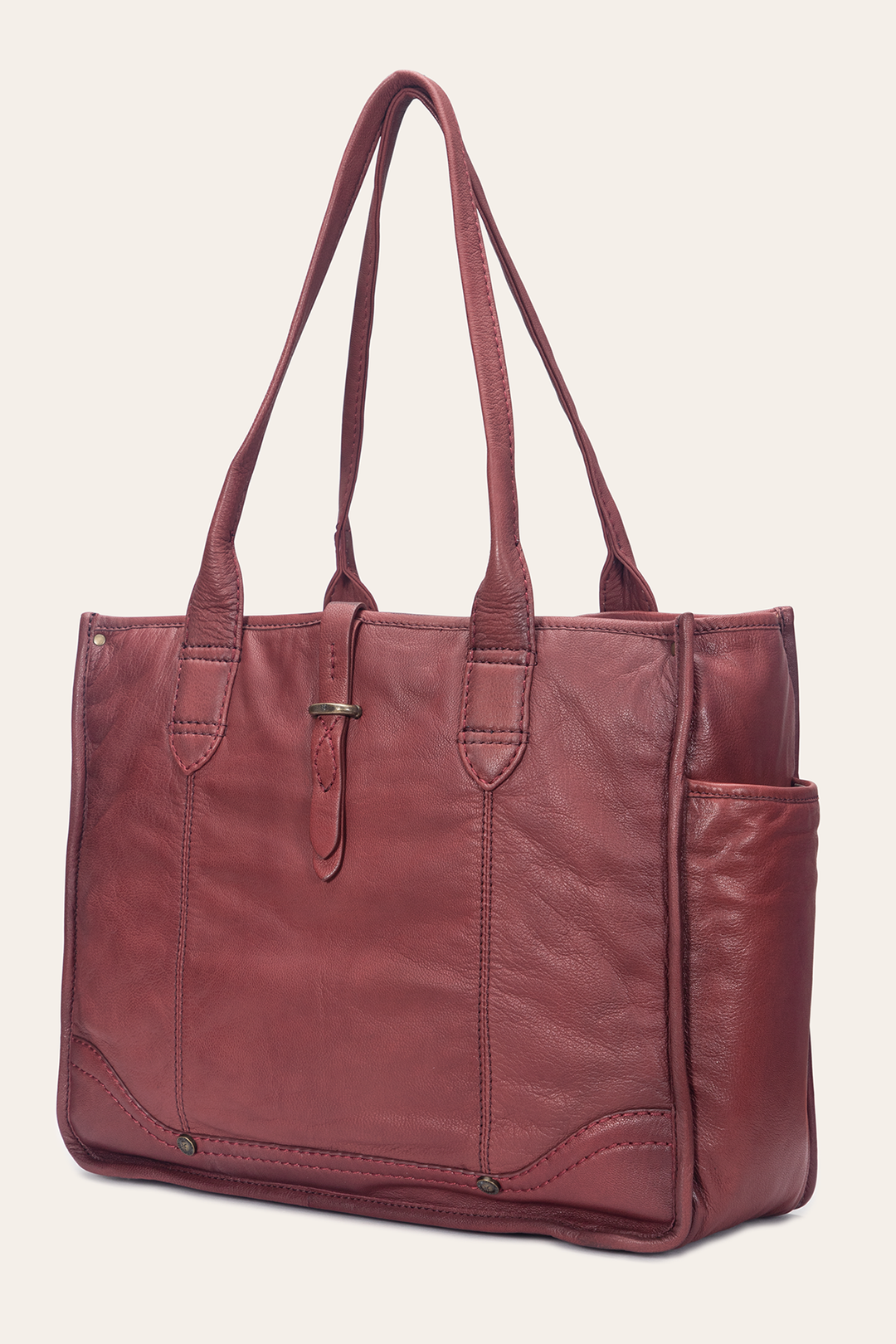 Campus Burgundy Tote Frye