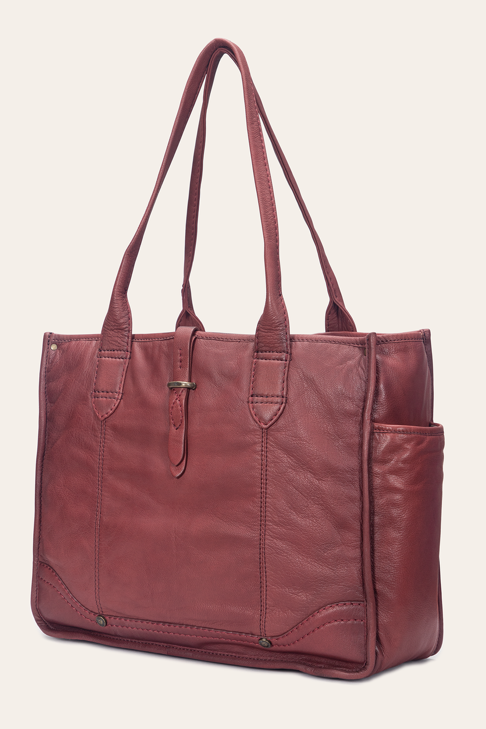 Campus Burgundy Tote Frye