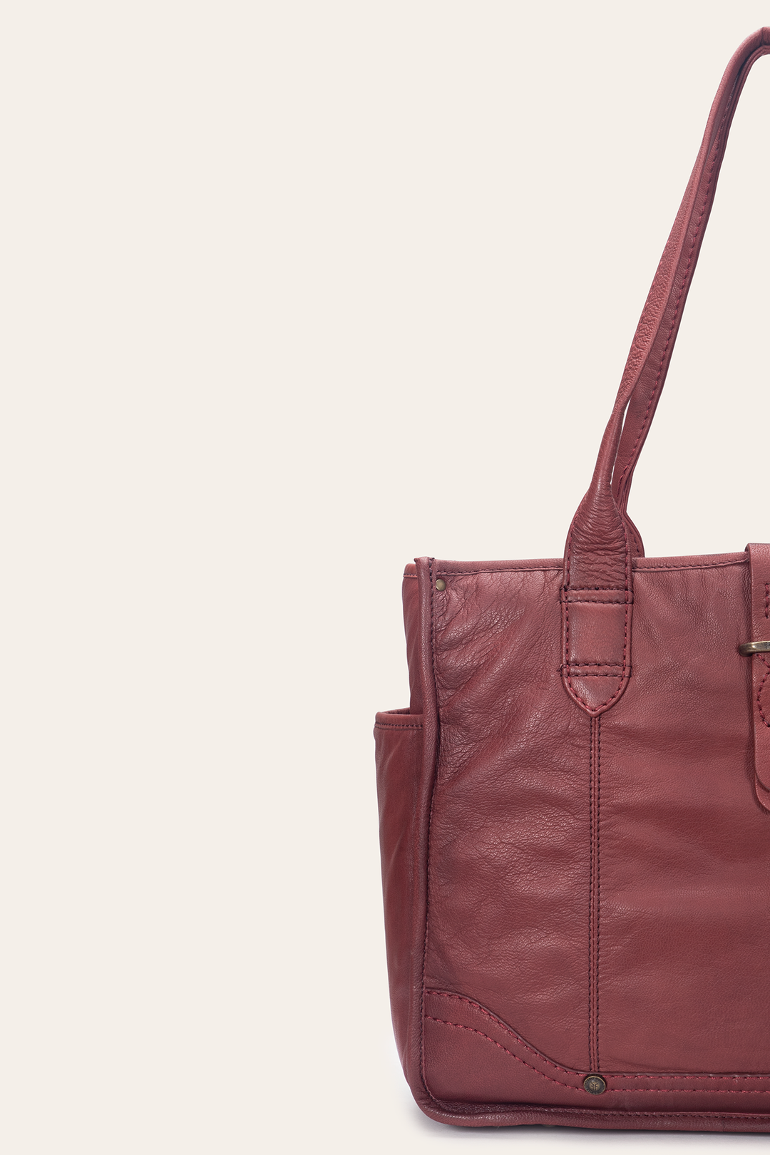 Campus Burgundy Tote Frye