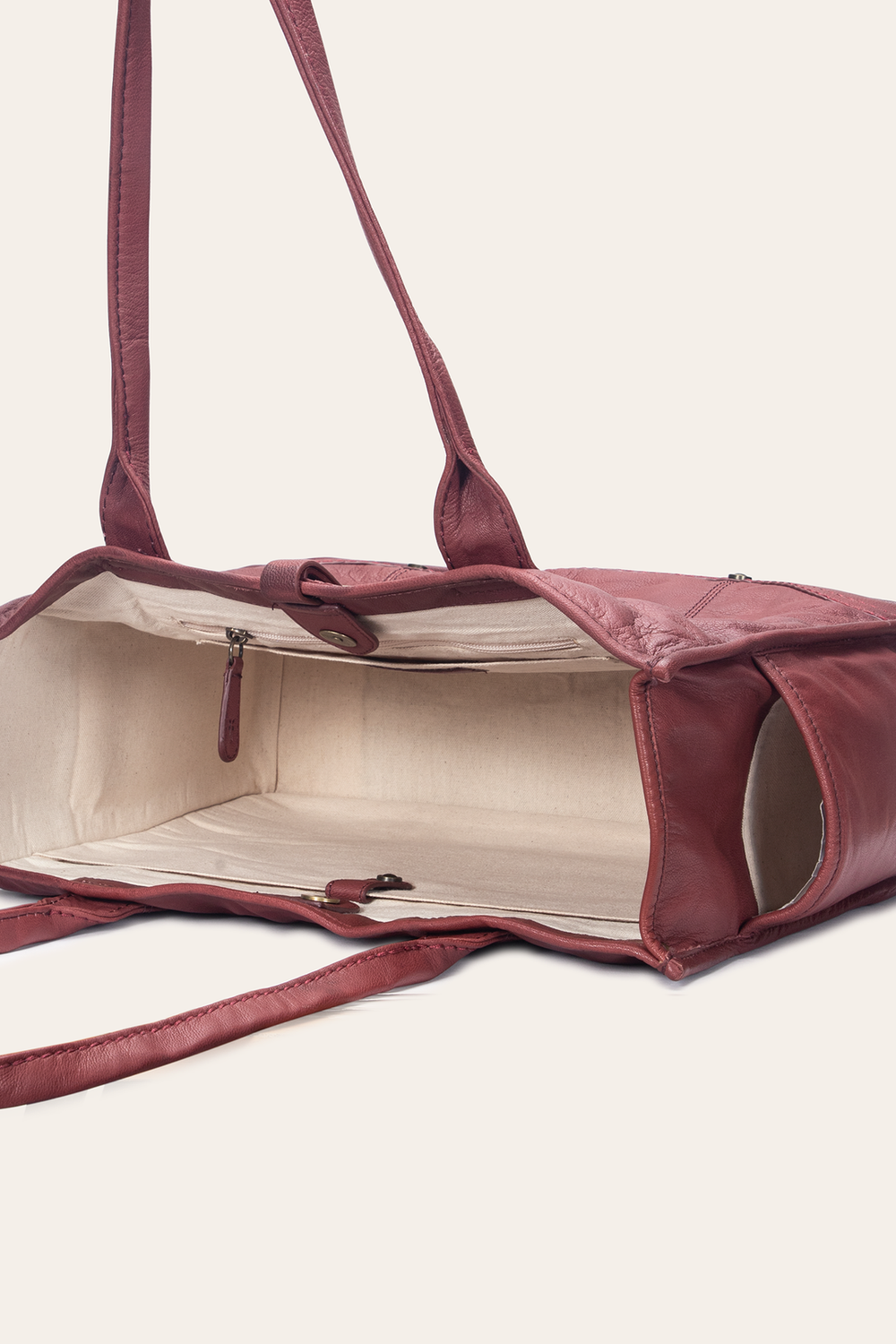 Campus Burgundy Tote Frye