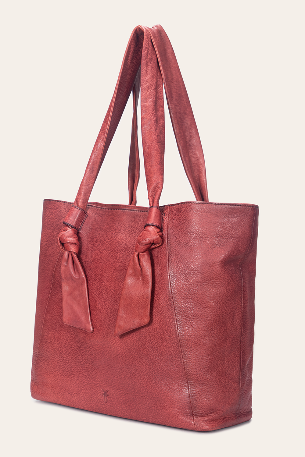 Nora Knotted Tote in Burgundy Frye Discount