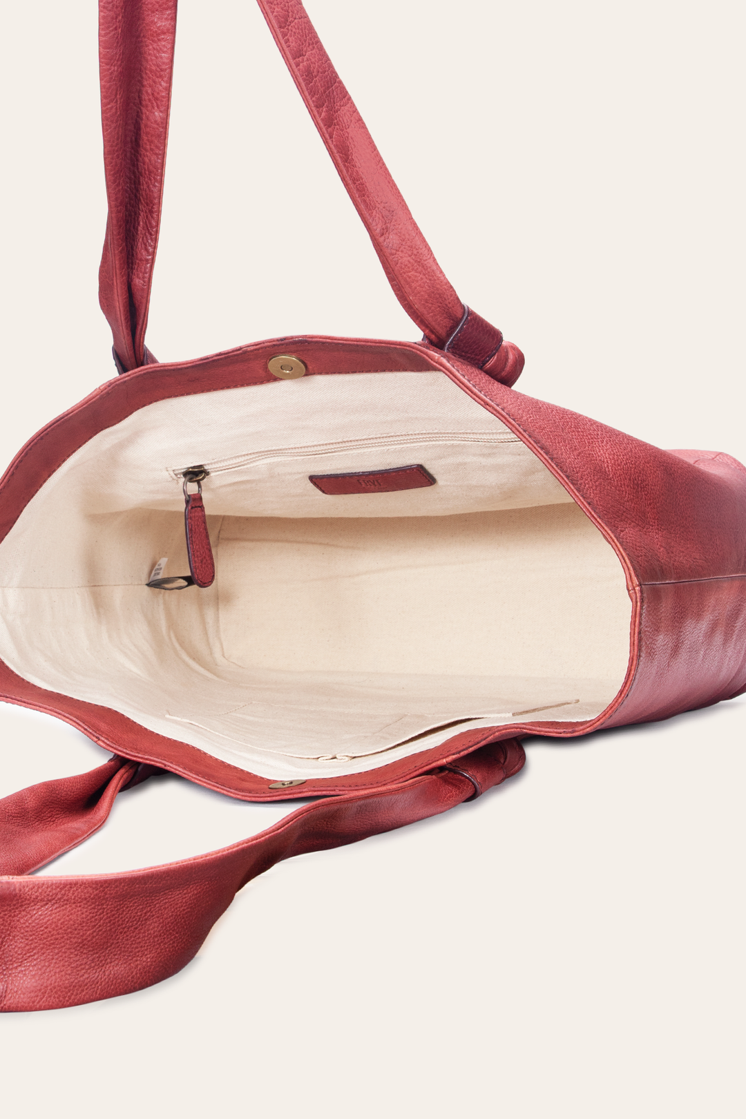 Nora Knotted Tote in Burgundy Frye Discount