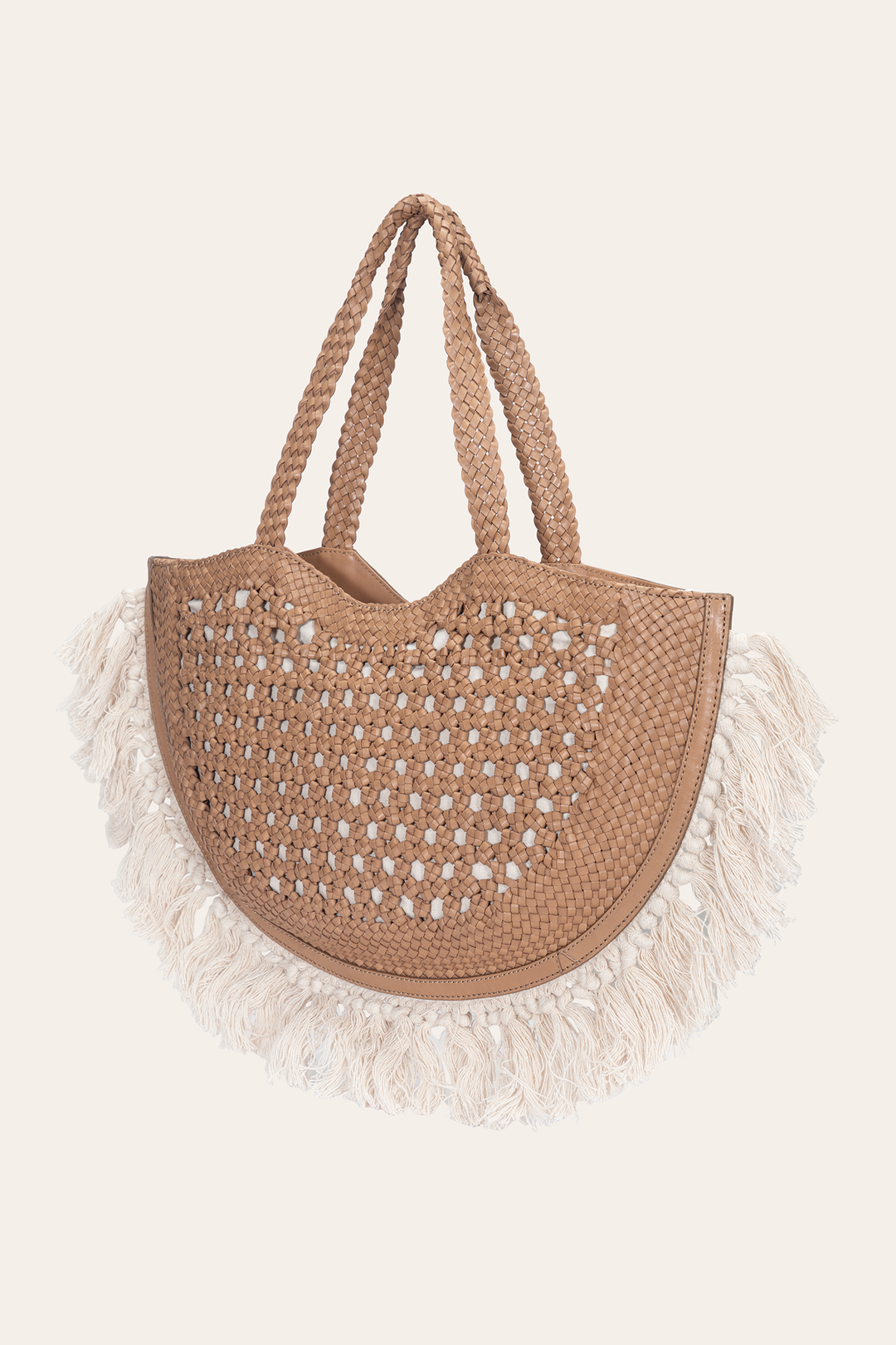 Women's Ella Tassel Tote Bag in Beige Frye Sale