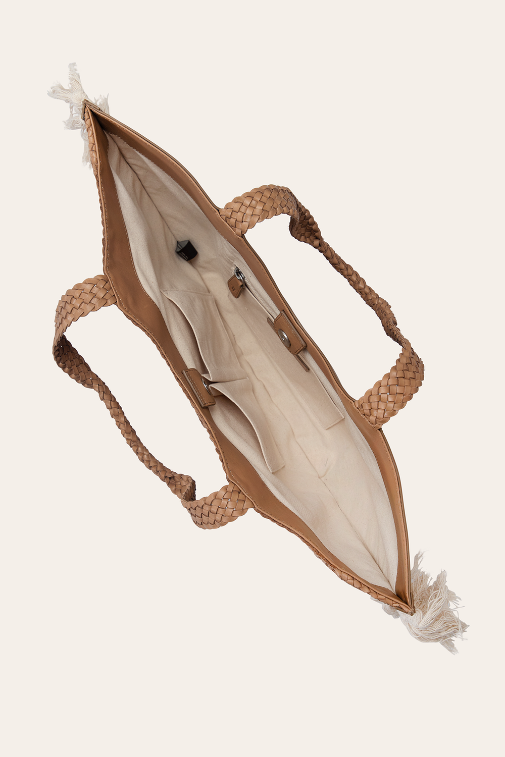 Women's Ella Tassel Tote Bag in Beige Frye Sale