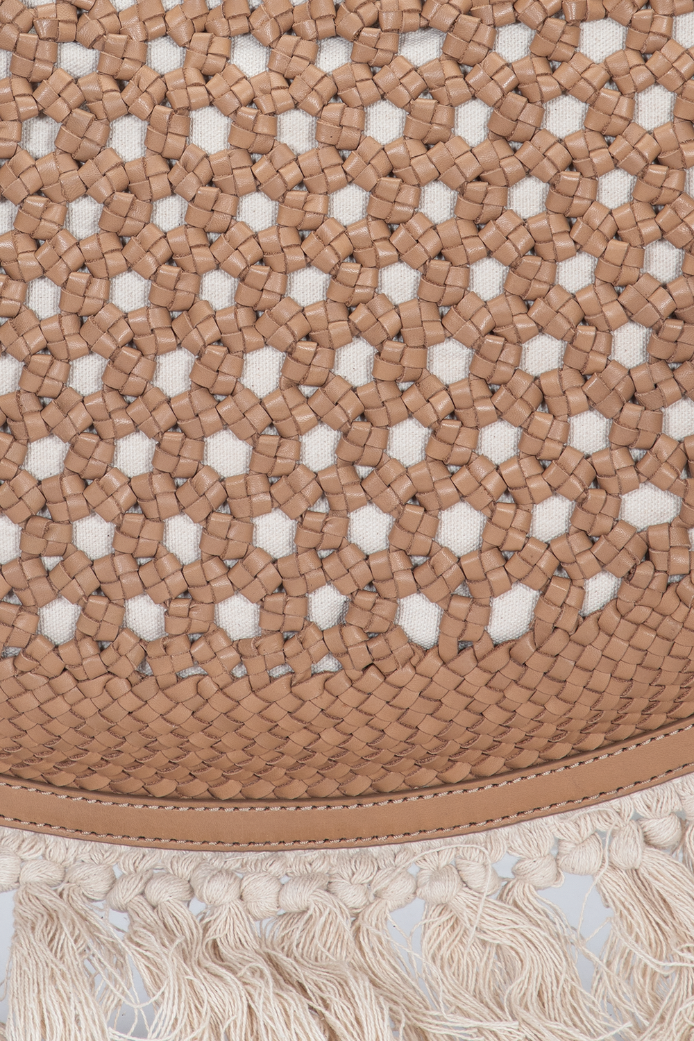 Women's Ella Tassel Tote Bag in Beige Frye Sale