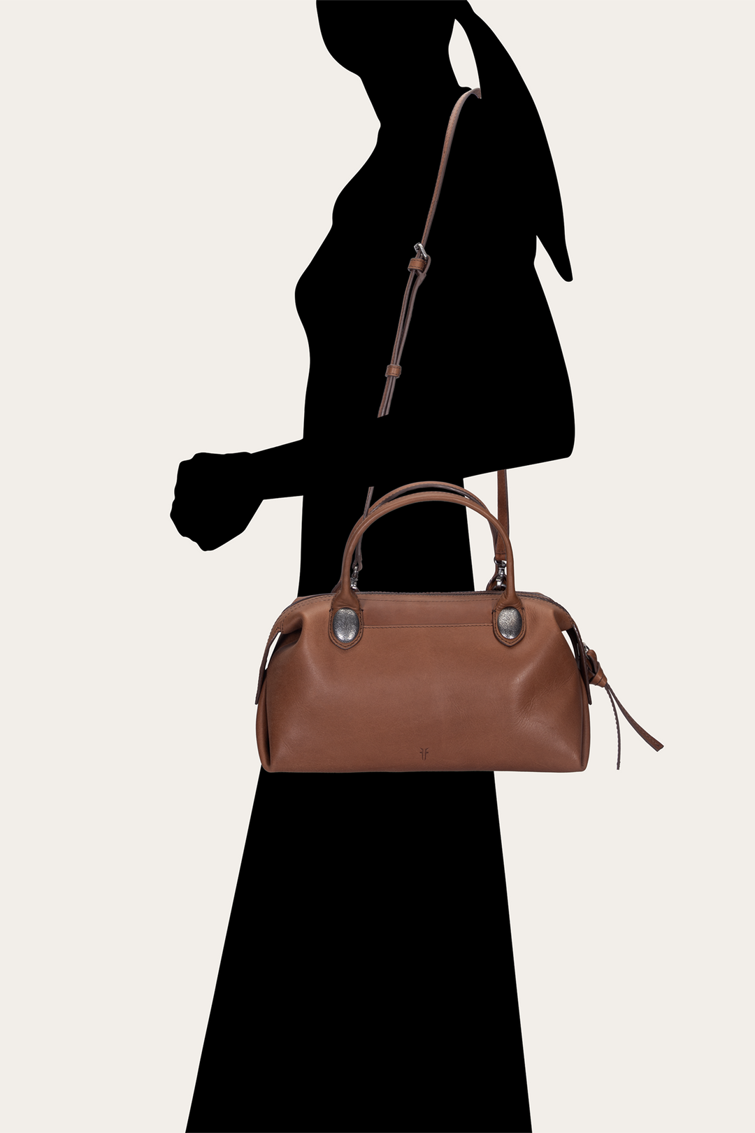 Women's Cheyenne Small Satchel Bag (Cognac) Frye On sale