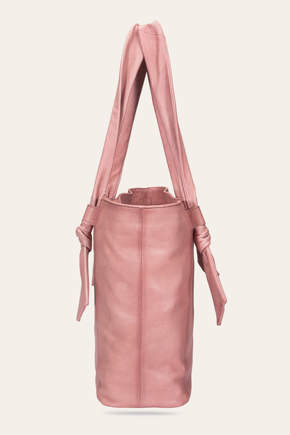 Women's Nora Knotted Tote Bag (Woodrose) Frye us