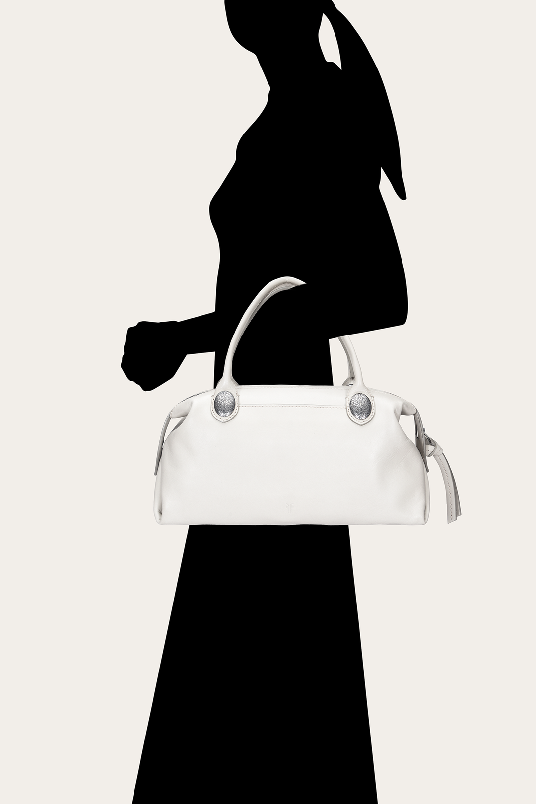 Women's Cheyenne Small Satchel Bag (Oat) Frye
