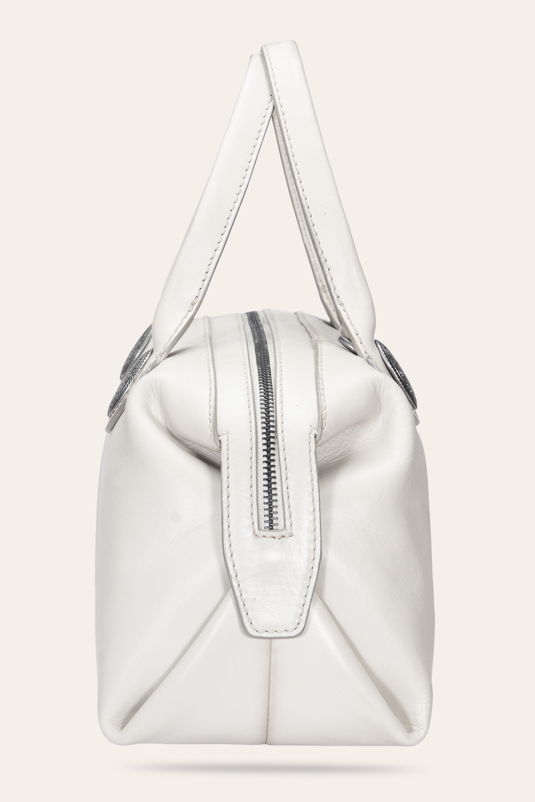 Women's Cheyenne Small Satchel Bag (Oat) Frye