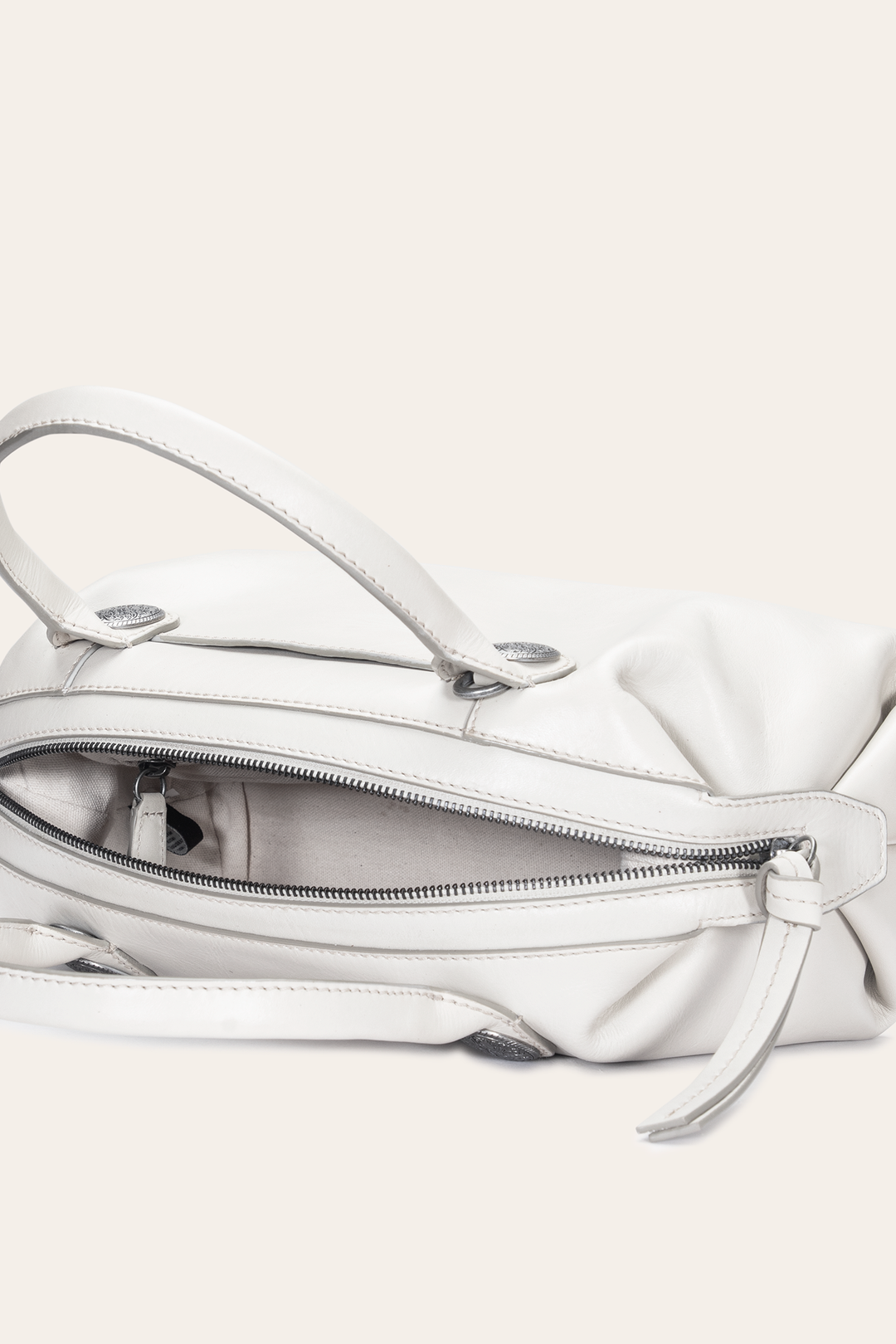 Women's Cheyenne Small Satchel Bag (Oat) Frye