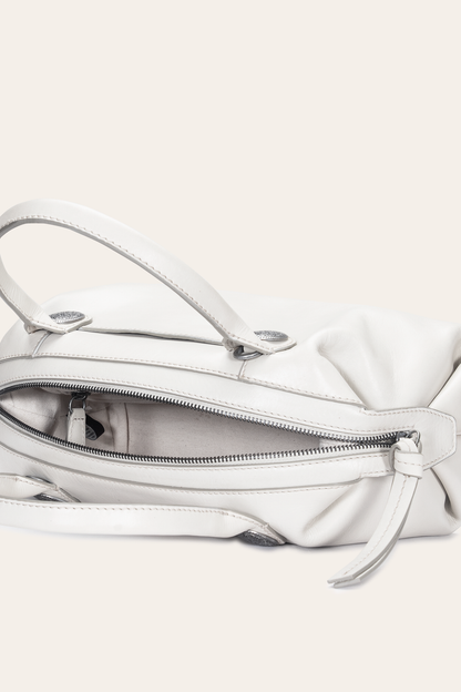Women's Cheyenne Small Satchel Bag (Oat) Frye