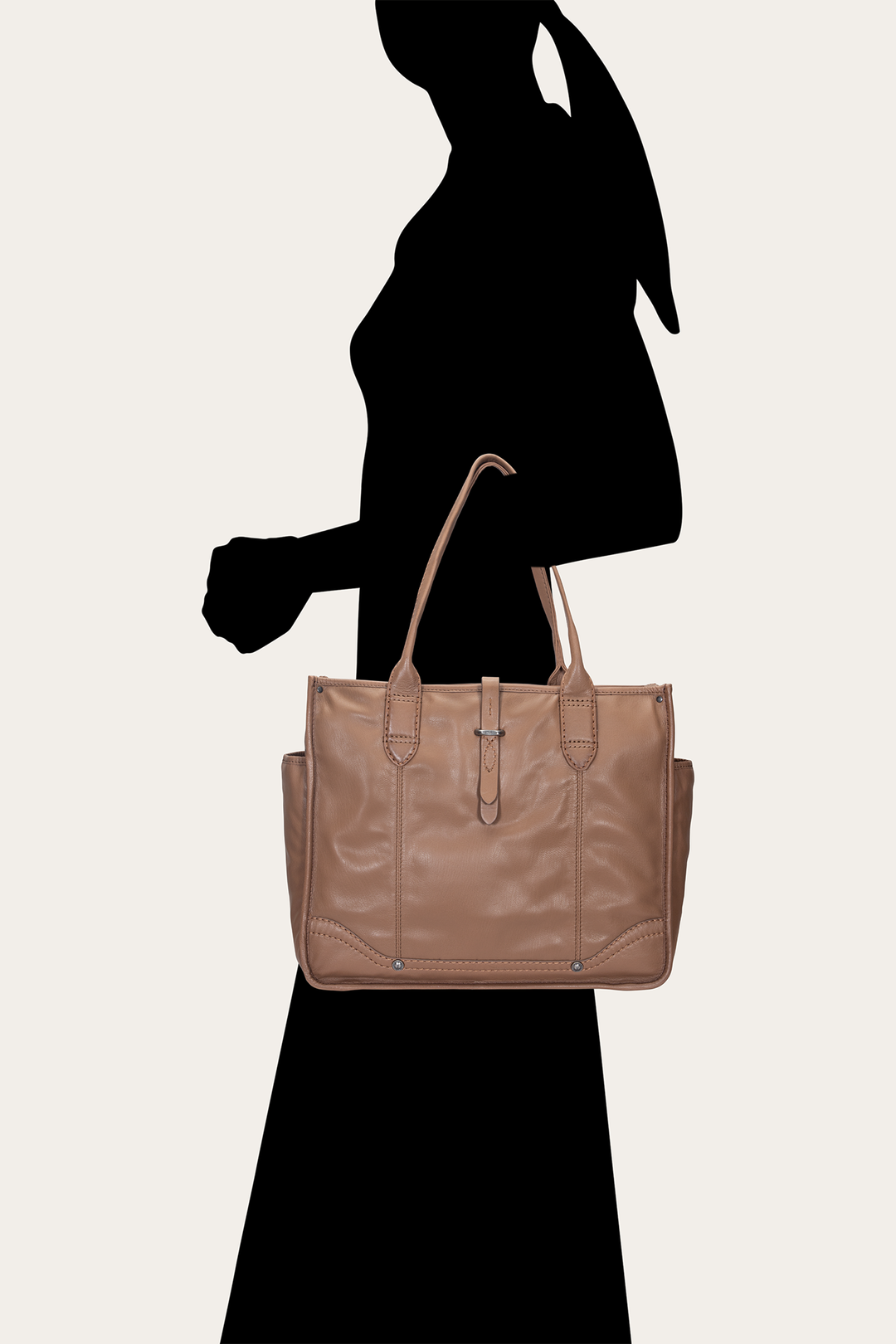 Women's Campus Tote Bag (Beige) Frye Online