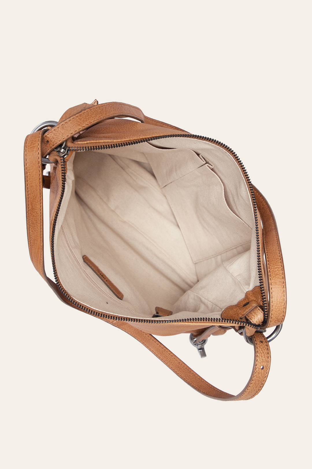 Women's Nora Backpack Hobo Bag (Beige) Frye Discount