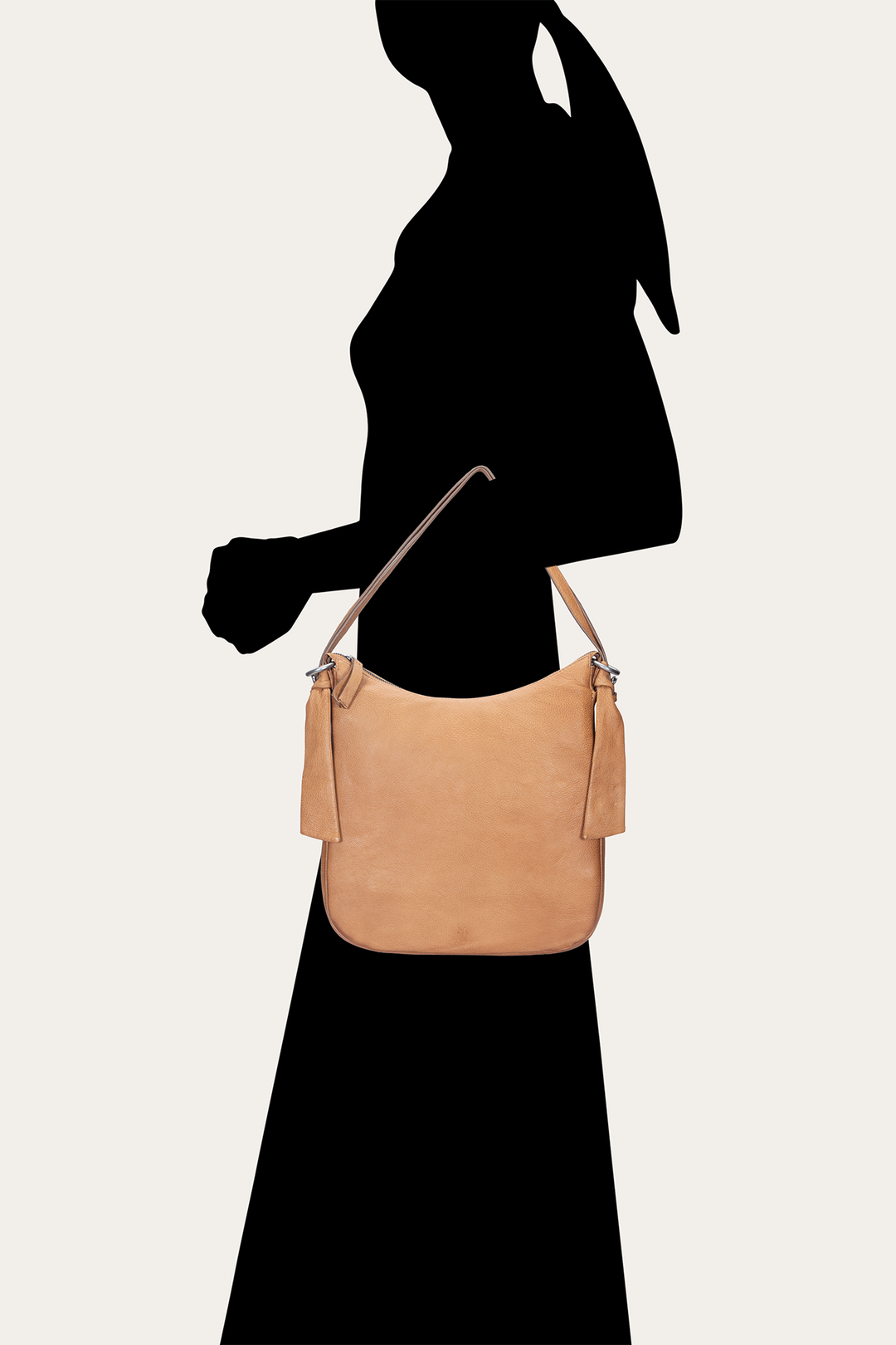 Women's Nora Backpack Hobo Bag (Beige) Frye Discount