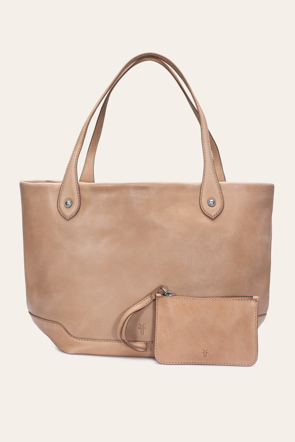 Kenzie Beige Tote Frye USA