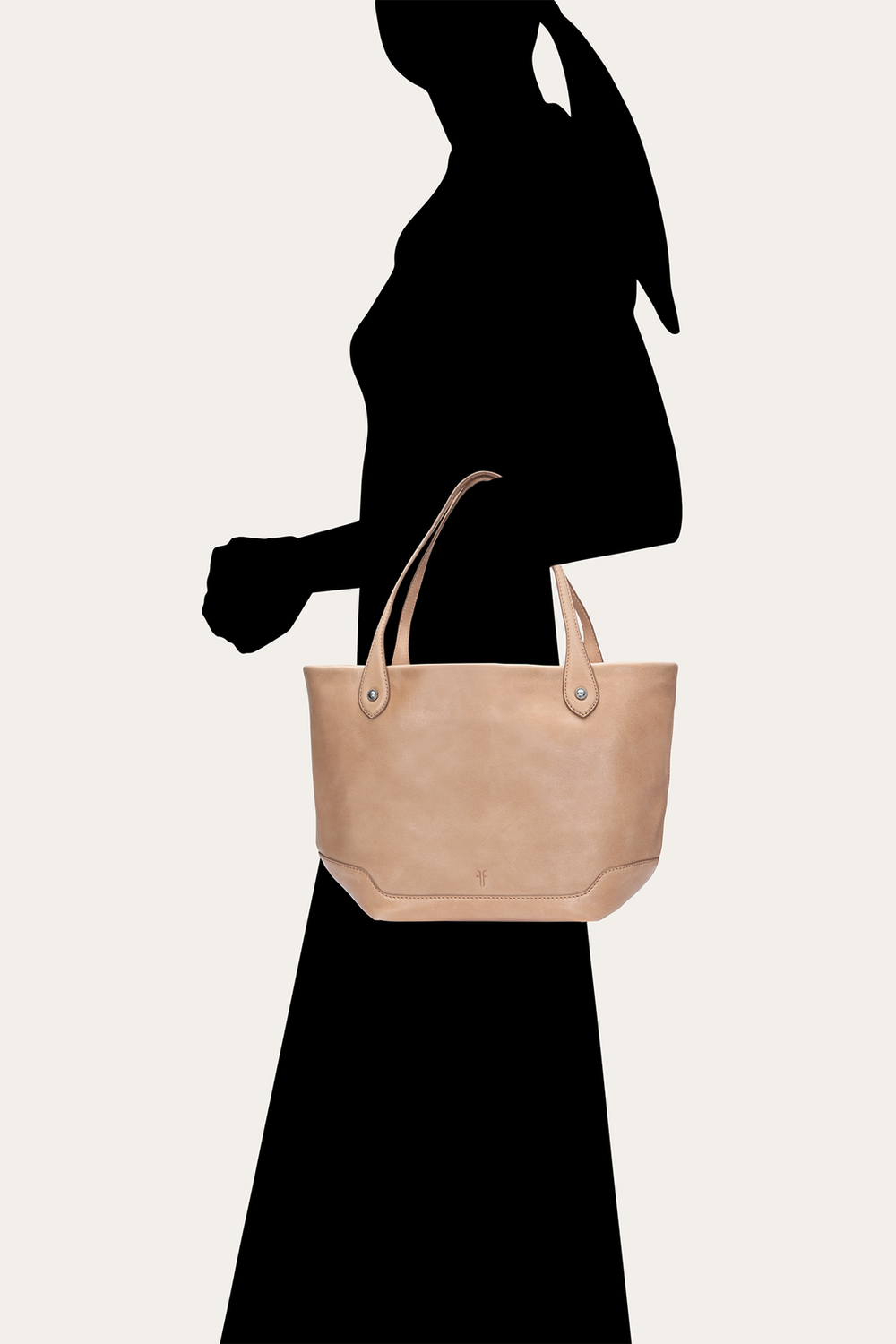 Kenzie Beige Tote Frye USA