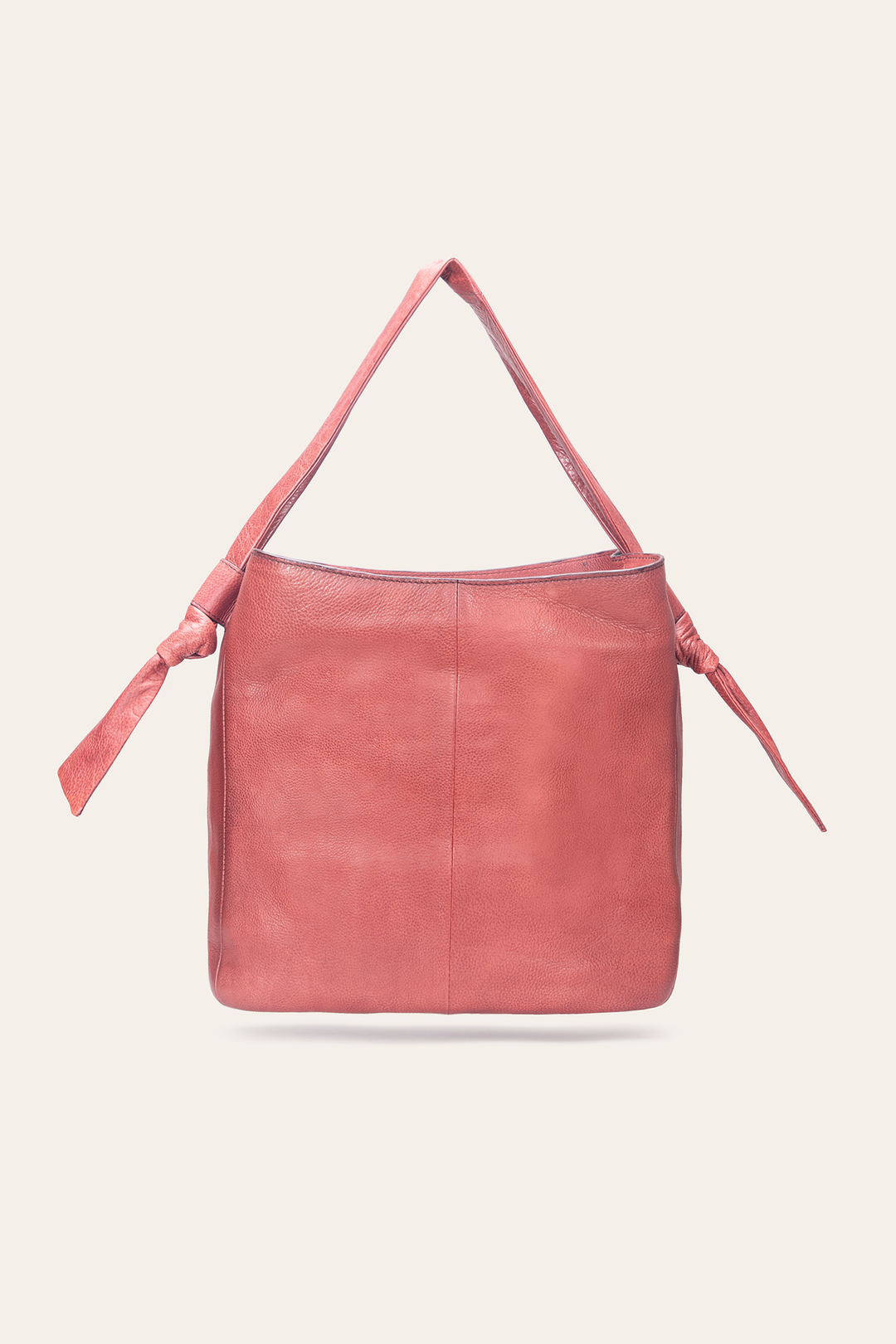 Nora Knotted Hobo in Burgundy Frye