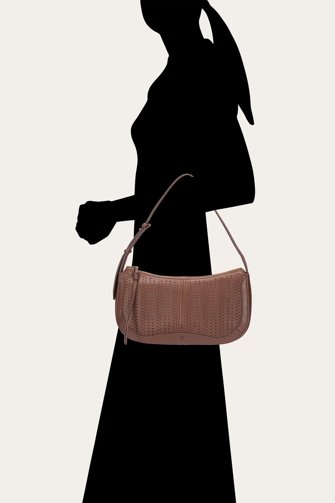Stella Baguette in Cognac Frye On sale